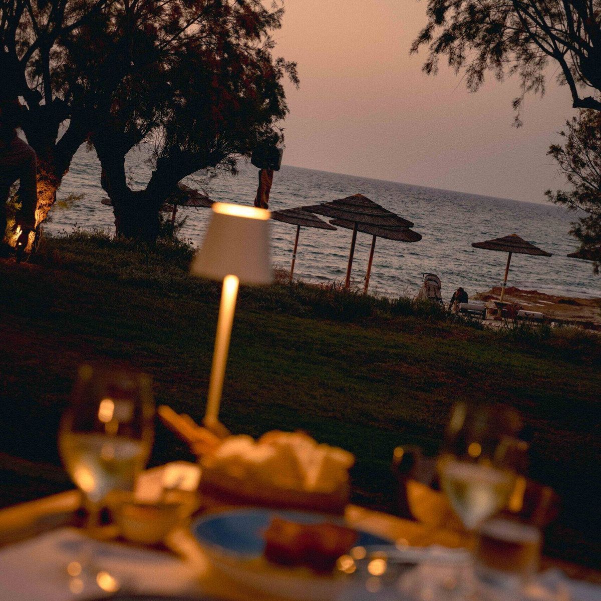Sunset dining at Almyra